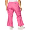 Cherokee Women's Fashionable Flare Leg Drawstring Pant, Shocking Pink, Large Petite view 2
