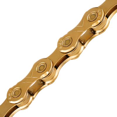 KMC X10 10-Speed X-Series Bicycle Chain | Compatible with Shimano, SRAM, Campagnolo and All Major Systems | Ti Gold