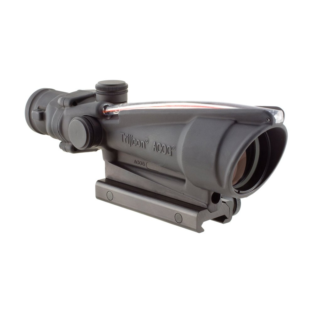 Trijicon ACOG 3.5 X 35 Scope Dual Illuminated Chevron .223 Ballistic Reticle, Red