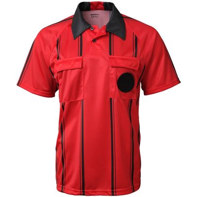 Kwik Goal Premier Referee Jersey, Red, X-Large