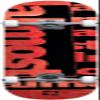 ALMOST Stamp Tuff Times Complete Skateboard, Black, 7.6-Inch view 1