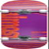 ALMOST Ringer Tuff Times Complete Skateboard, Purple, 7.6-Inch view 1