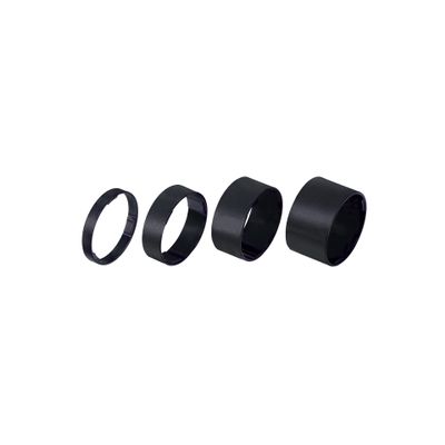 BBB Cycling Matt Black Aluminium Spacers Ultra Lightweight Unique Design Set of 4 Spacers 1.1/8 LightSpace Headset BHP-36