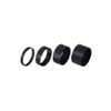 BBB Cycling Matt Black Aluminium Spacers Ultra Lightweight Unique Design Set of 4 Spacers 1.1/8 LightSpace Headset BHP-36 view 1