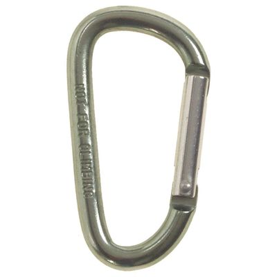 mousqueton, D 5mm x 5cm / D 6mm x 6 cm / D 7mm x 7 cm / D 8mm x 8 cm, kaki , Taille:6 mm x 6 mm