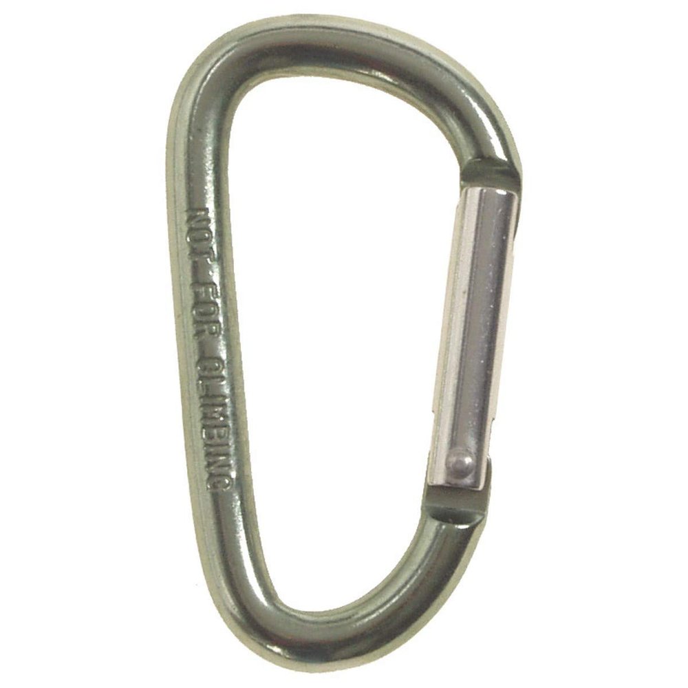mousqueton, D 5mm x 5cm / D 6mm x 6 cm / D 7mm x 7 cm / D 8mm x 8 cm, kaki , Taille:6 mm x 6 mm