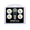 Team Golf NCAA Baylor Bears 4 Golf Ball And Divot Tool Set Regulation Size Golf Balls (4 Count) & Divot Tool with Removable Double-Sided Magnetic Marker view 1