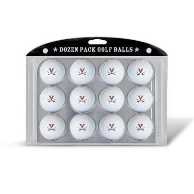 Team Golf NCAA Virginia Cavaliers Golf Balls, 12 Pack Dozen Regulation Size Golf Balls, 12 Pack, Full Color Durable Team Imprint