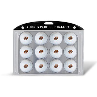 Team Golf NCAA Oklahoma State Cowboys Golf Balls, 12 Pack Dozen Regulation Size Golf Balls, 12 Pack, Full Color Durable Team Imprint