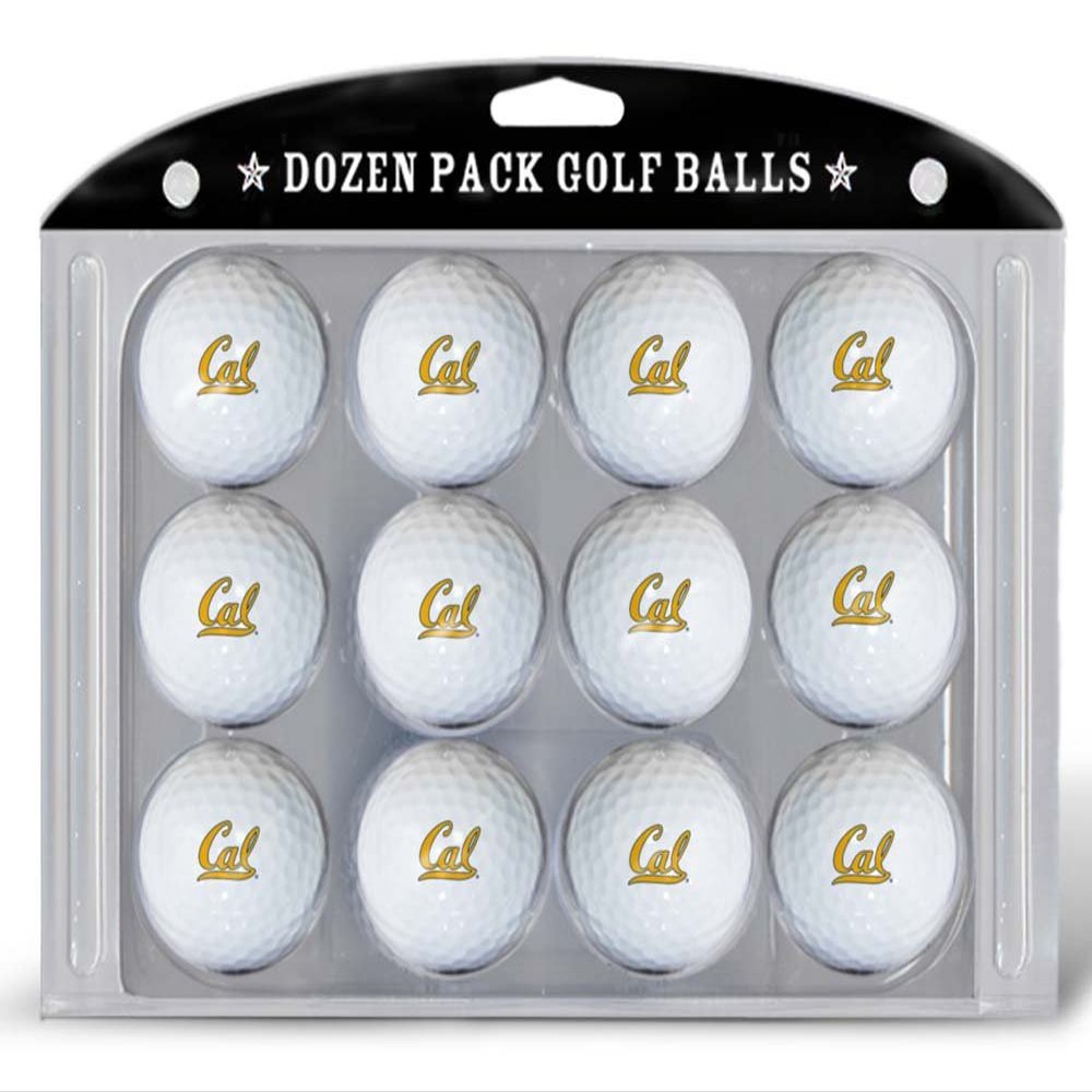 California Golden Bears Dozen Pack of Golf Balls from Team Golf