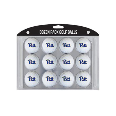 Team Golf NCAA Pittsburgh Panthers Golf Balls, 12 Pack Dozen Regulation Size Golf Balls, 12 Pack, Full Color Durable Team Imprint