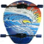 Layback Flaming Lip Complete Skateboard