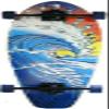 Layback Flaming Lip Complete Skateboard view 1