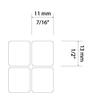 Replacement Spanish Latin American Keyboard Labels with Black Background view 2