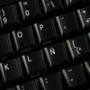 Replacement Spanish Latin American Keyboard Labels with Black Background view 3