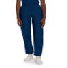 Landau Essentials Relaxed Fit 2-Pocket Elastic Scrub Pants for Women 8327 Navy view 1