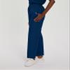 Landau Essentials Relaxed Fit 2-Pocket Elastic Scrub Pants for Women 8327 Navy view 2