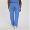 Landau Essentials Relaxed Fit 2-Pocket Elastic Scrub Pants for Women 8327 Ceil Blue view 3
