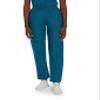 Landau Essentials Relaxed Fit 2-Pocket Elastic Scrub Pants for Women 8327 Caribbean Blue view 1