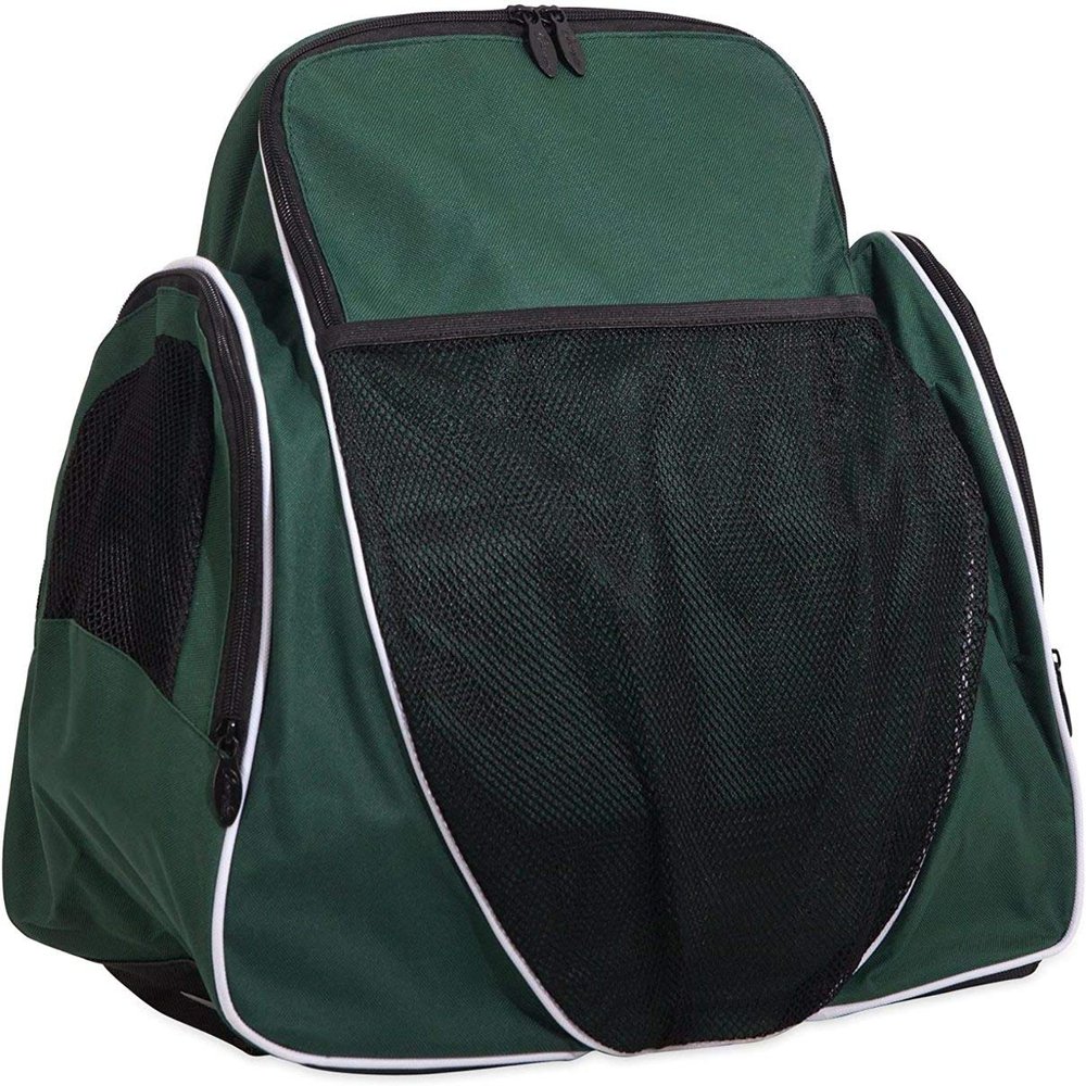 Champion Sports Deluxe All Purpose Backpack 18' x 19' x 10', Dark Green, 18' x 19' x 10'