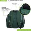 Champion Sports Deluxe All Purpose Backpack 18' x 19' x 10', Dark Green, 18' x 19' x 10' view 4