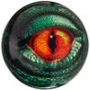 Brunswick Bowling Products Lizard Glow Viz-A-Ball Bowling Ball 16Lbs, Green/Black, 16 lbs view 1