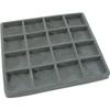 FindingKing 5 Gray 16 Slot 1/2 Size Jewelry Display Tray Inserts New view 2
