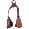 Kids Nylon Slip-On Stirrup Set Hooded Stirrup BRN view 1