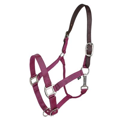 Gatsby Nylon Breakaway Halter Cob Burgundy