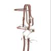 Tough 1 King Series Browband Bridle with Hackamore, Dark Oil view 1