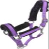 Gatsby Nylon Halter/Removable Fleece Cob Purple view 1