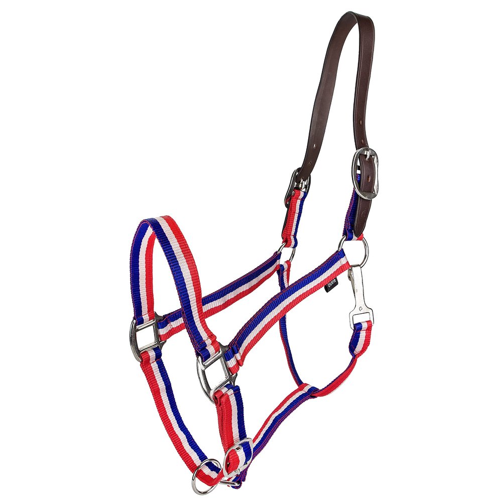 Gatsby Nylon Breakaway Halter Cob Red/White/Blue