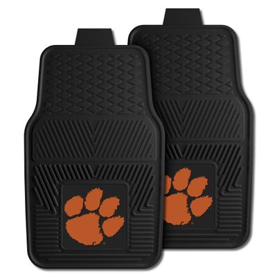 Clemson Heavy Duty 2-Piece Vinyl Car Mats 18"x27"