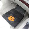 Clemson Heavy Duty 2-Piece Vinyl Car Mats 18"x27" view 2