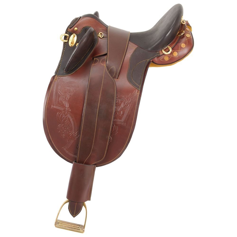 Australian Outrider Collection Stock Poly Saddle without Horn