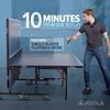 JOOLA Inside Professional MDF Indoor Ping Pong Table with Quick Clamp Table Tennis Net and Post Set - 10 Minute Easy Assembly - Foldable with Single Player Playback Mode view 2