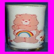 CARE BEARS CHEER BEAR GLASS PIZZA HUT LIMITED EDITION