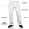 Landau Essentials Relaxed Fit 7-Pocket Elastic Cargo Scrub Pants for Men 8555 view 2