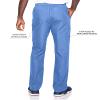 Landau Essentials Relaxed Fit 7-Pocket Elastic Cargo Scrub Pants for Men 8555 view 3