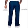 Landau Essentials Relaxed Fit 7-Pocket Elastic Cargo Scrub Pants for Men 8555 view 3