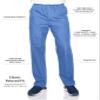 Landau Essentials Relaxed Fit 7-Pocket Elastic Cargo Scrub Pants for Men 8555 view 2