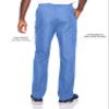 Landau Essentials Relaxed Fit 7-Pocket Elastic Cargo Scrub Pants for Men 8555 view 3