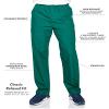 Landau Essentials Relaxed Fit 7-Pocket Elastic Cargo Scrub Pants for Men 8555 view 2