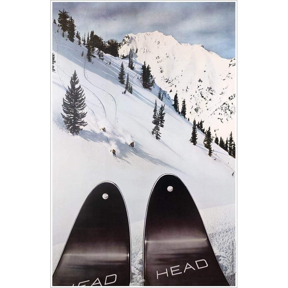 Head Skis at Alta Ski Poster, 20 x 31 inches