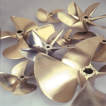 Acme 4-Blade, 14.5 X 14.25 Lh 1-1/8" Bore 0.105 Cup Propellers