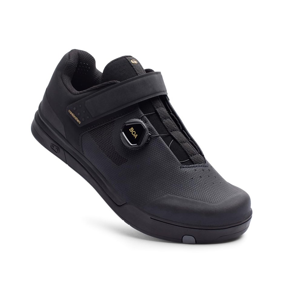 Crankbrothers Flat,MTB Shoes, Black/Gold, 7.5