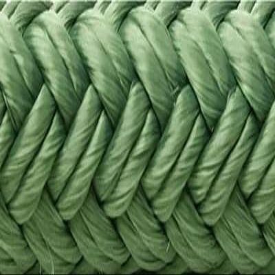 SEACHOICE Double Braid Dockline Forest Green 1/2" x 20'