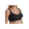 Carnival Women's Front Closure Posture Back Support Bra, Black, 42D view 1