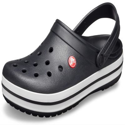 Crocs Unisex-Adult Crocband Clog, Black, 6 Women/4 Men
