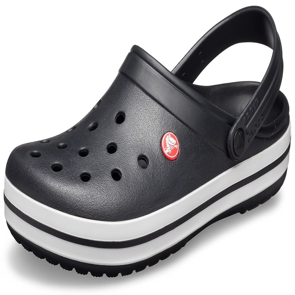 Crocs Unisex-Adult Crocband Clog, Black, 6 Women/4 Men